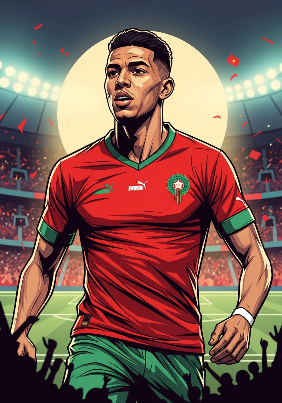 Achraf Hakimi - Morocco's Football Icon